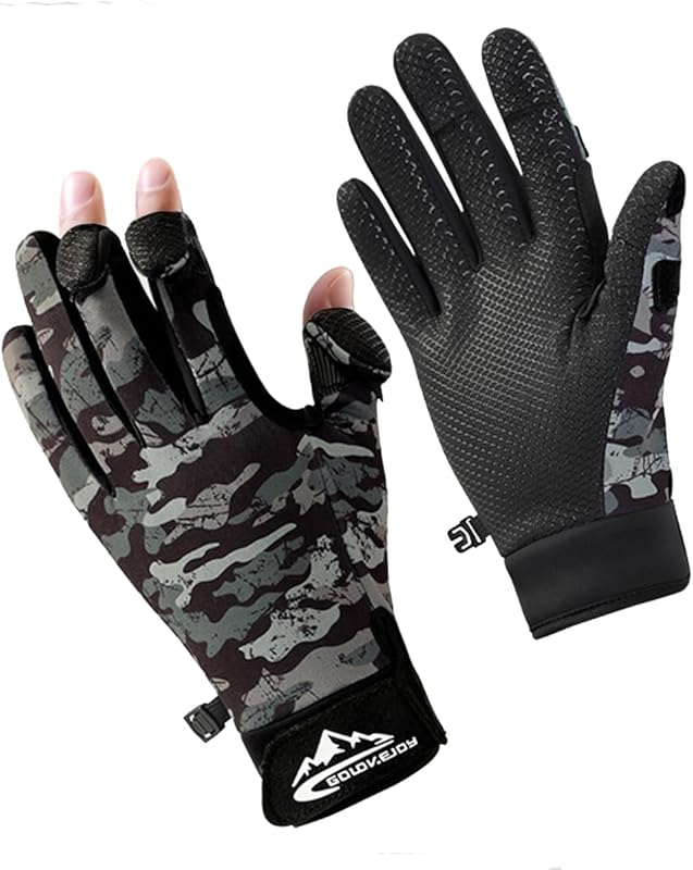 SUJAYU Fishing Gloves for Men & Women, Cold Weather Ice Hunting Kayak 