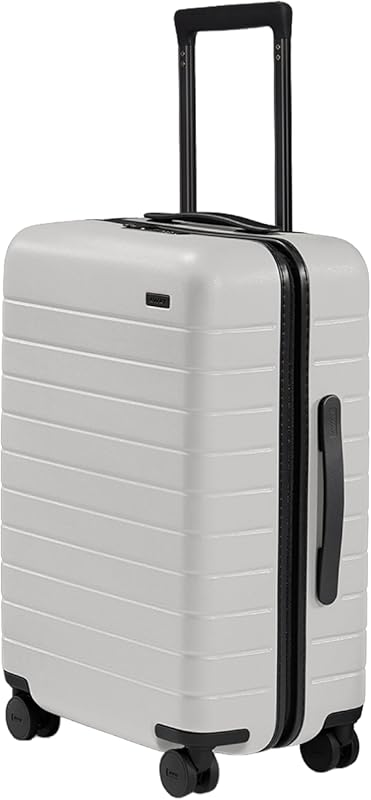 Away Bigger 23-Inch Lightweight Hardside Carry-On with 360° Spinner Wheels & TSA Lock, Cloud Gray
