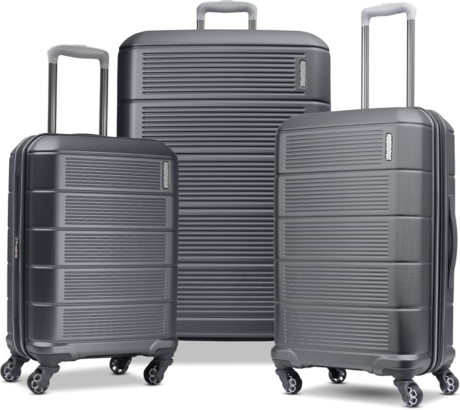 Expandable Hardside Spinner Luggage Set 3-Piece 20/24/28