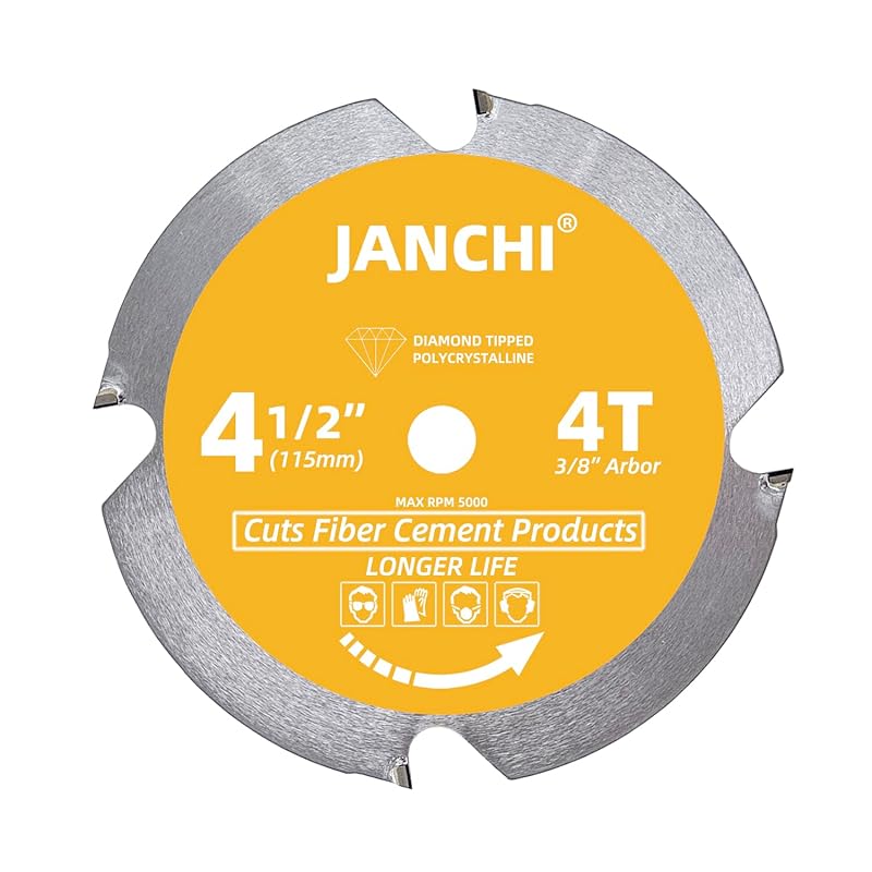 4-1/2 Inch PCD Tipped Circular Saw Blade for Fiber Cement & Laminate F
