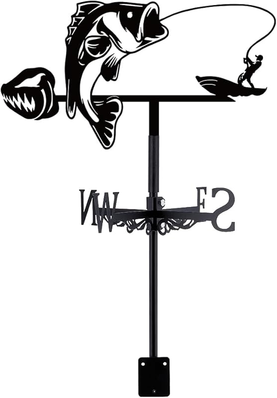 SUPERDANT Fishing Metal Weather Vane