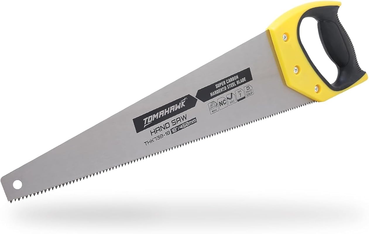 TOMAHAWK Heavy Duty Bi-Material Handsaw for Wood & Plywood – 450mm Ele