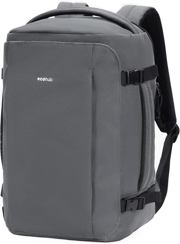 TSA-Friendly 40L Anti-Theft Carry-On Backpack, PFAS-Free, Water-Resist