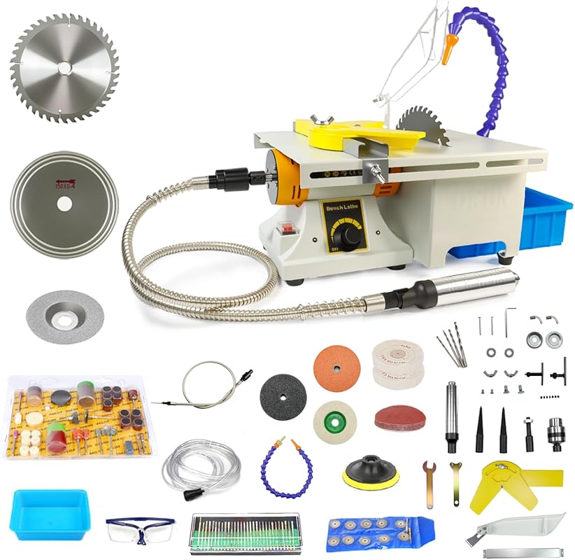 750W Mini Lapidary Saw for Gemstones, Jade & Rock Cutting – 110V Jewel