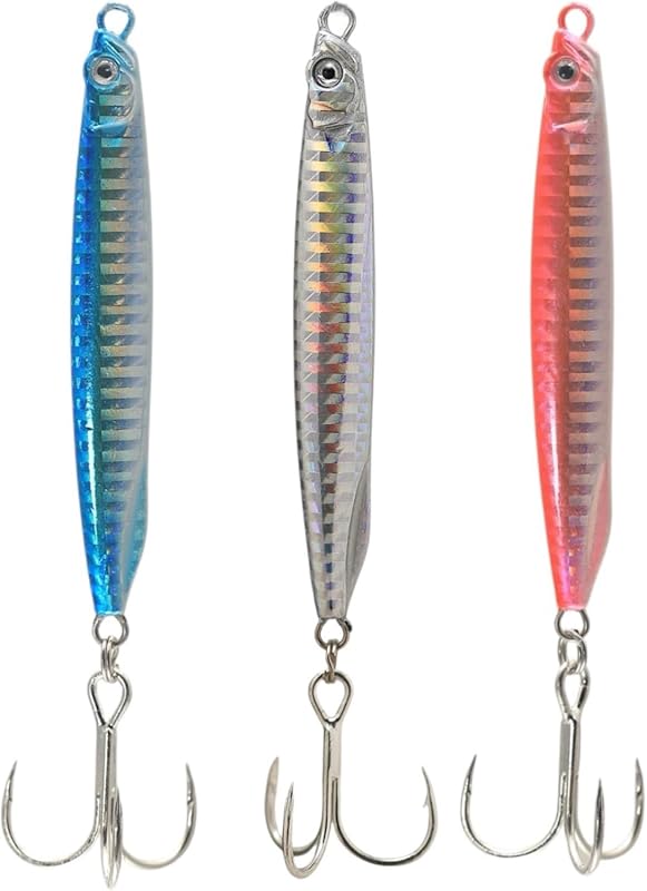 Saltwater Fishing Spoons & Jigs for Striped Bass, Pompano, Spanish Mac