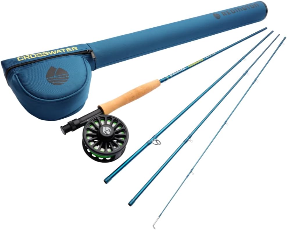 Redington Crosswater Fly Outfit – 4-Piece Rod, Reel & Travel Case