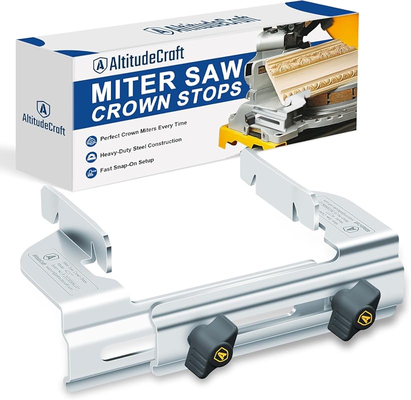 Heavy Duty Crown Molding Jig for DEWALT Miter Saws - Simplifies Compou