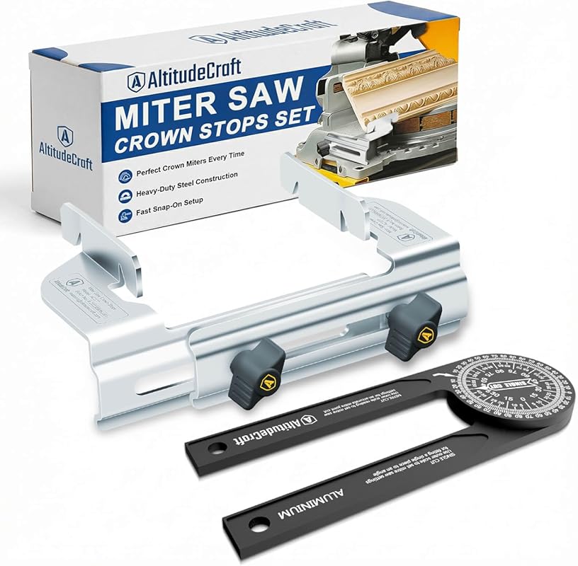 2-in-1 Crown Molding Jig & Protractor for DEWALT DWS780 DW718
