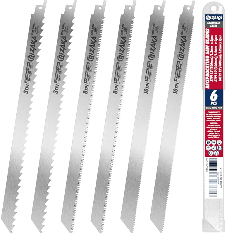 6-Pack Meat Cutting Saw Blades