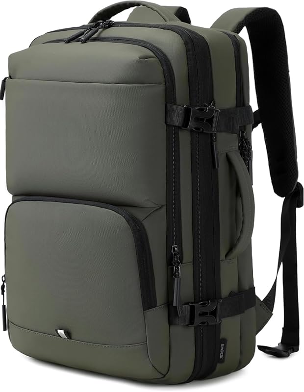 BAGOK Expandable 35L-40L Carry On Travel Backpack – Lightweight, Airli