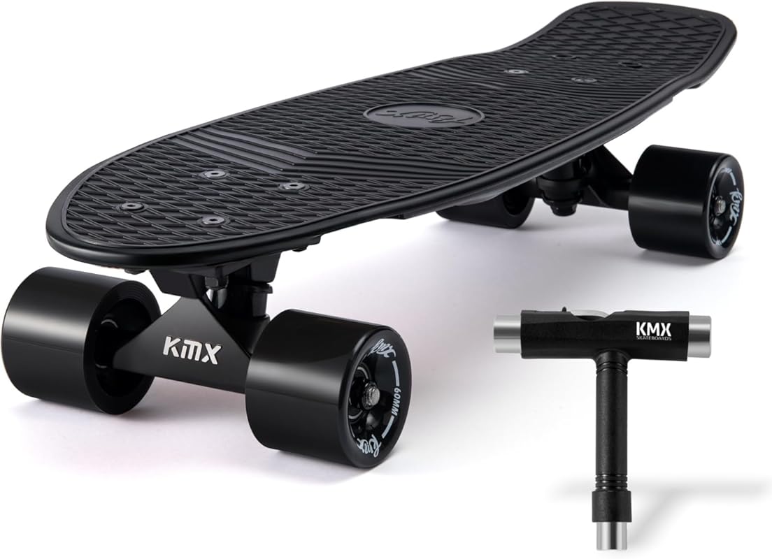 KMX 22 & 27 Inch Mini Cruiser Skateboard for Kids, Teens, Adults - Beg