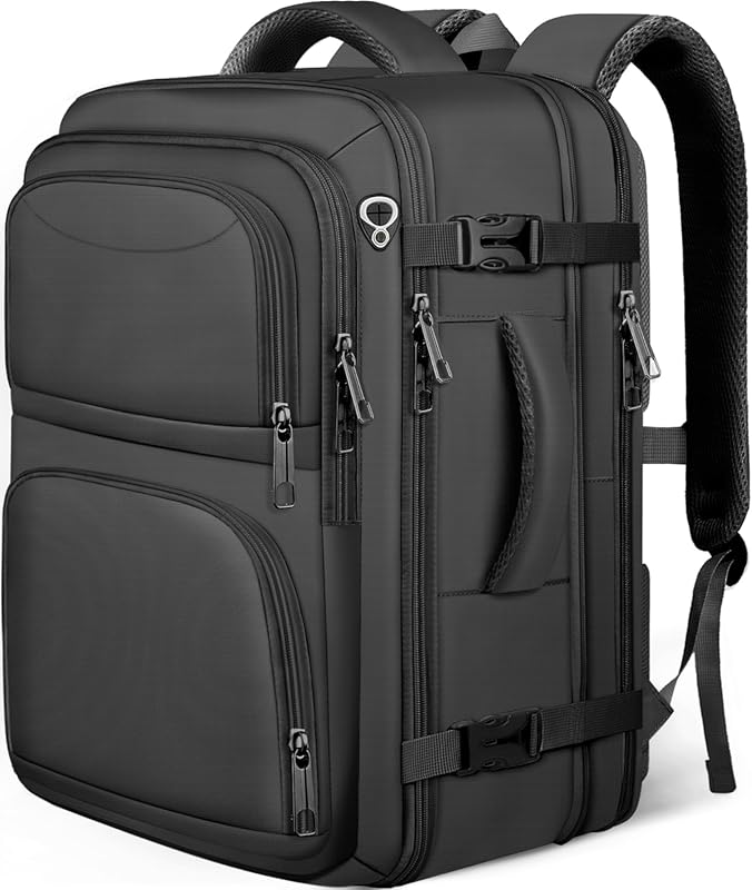 Expandable Travel Backpack with Laptop Compartment, TSA Flight Approve