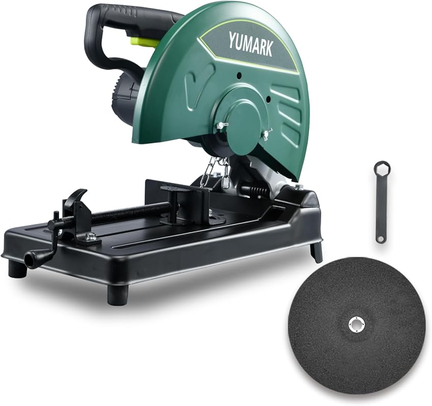 Powerful 2200W 3800RPM Abrasive Chop Saw for Cutting Rebar Angle Steel