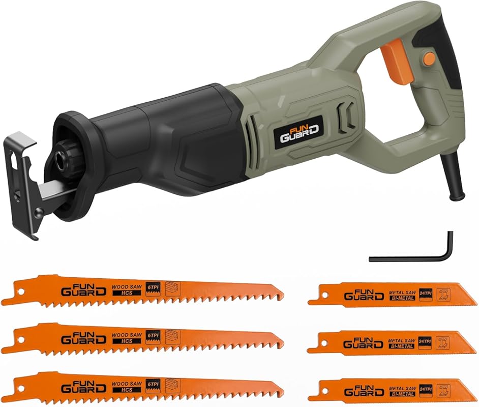 Reciprocating Saw 710W 2800 RPM Variable Speed with Tool-Free Blade Ch
