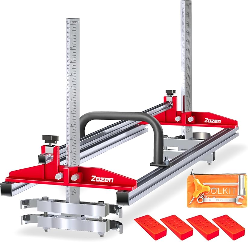 Zozen Portable Chainsaw Mill 2.0 with Adjustable Handle & Flexible Gui