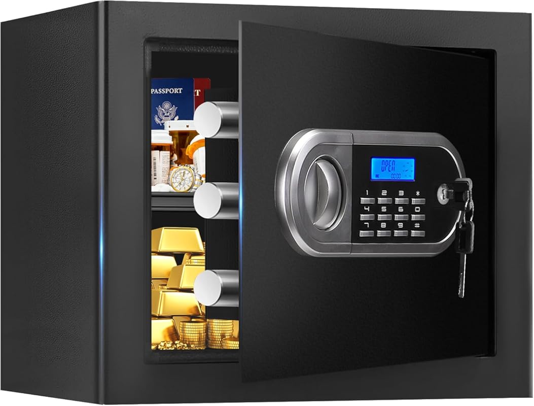 1.3 Cuft Fire and Water Proof Safe with Combination Lock, Smart Alert 