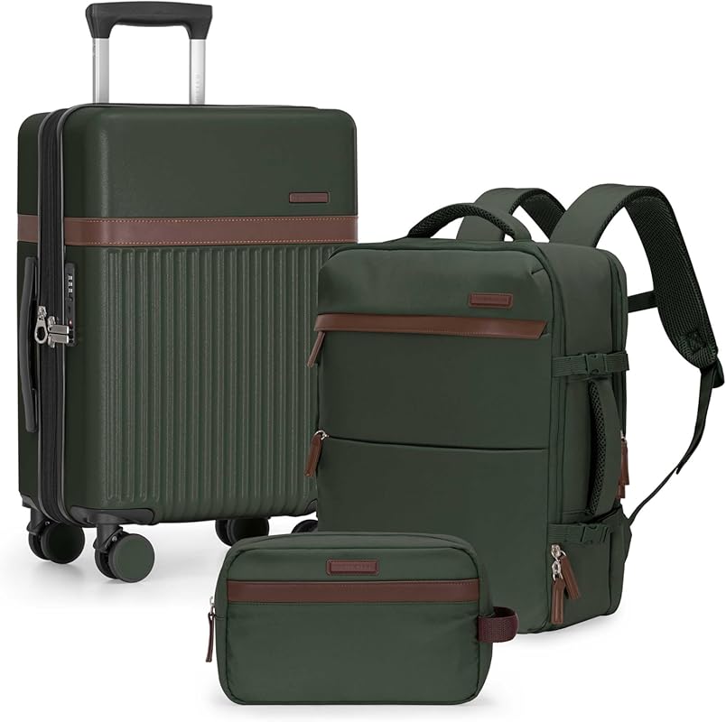U.S. Traveler Vista Way 3-Piece Set with 21