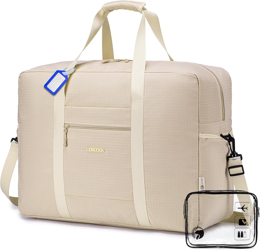 Ryanair Approved 45L Waterproof Carry on Bag for Women Men, Foldable W