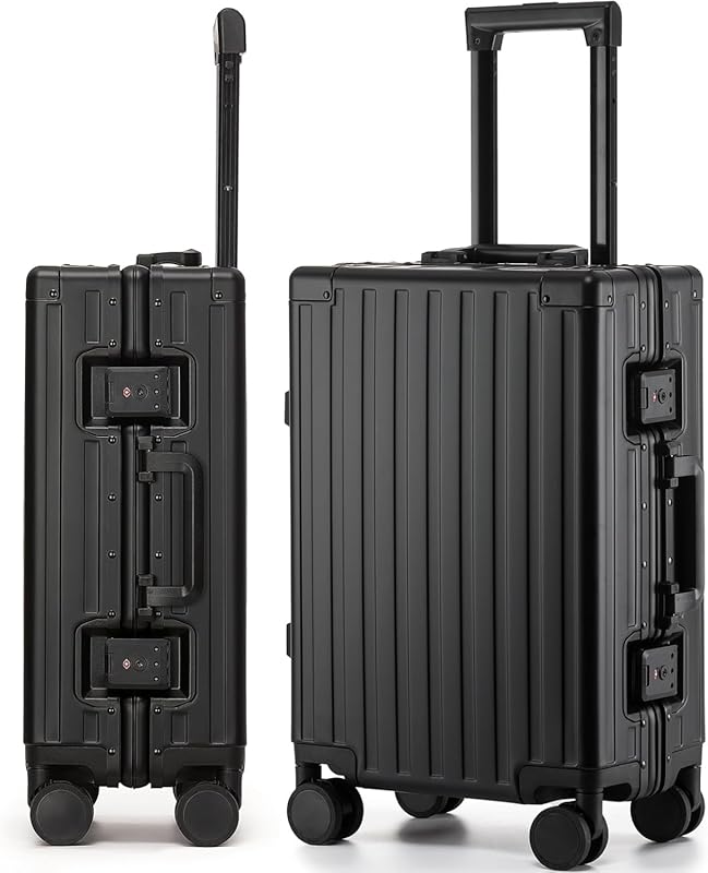 20 Inch Premium All-Aluminum Airline Approved Hard Shell Carry On Lugg