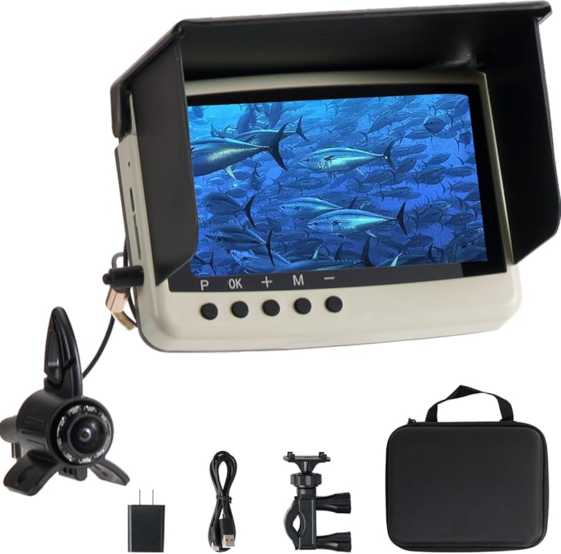 IP68 Waterproof Fish Finder Underwater Camera for Ice/Lake Fishing & M