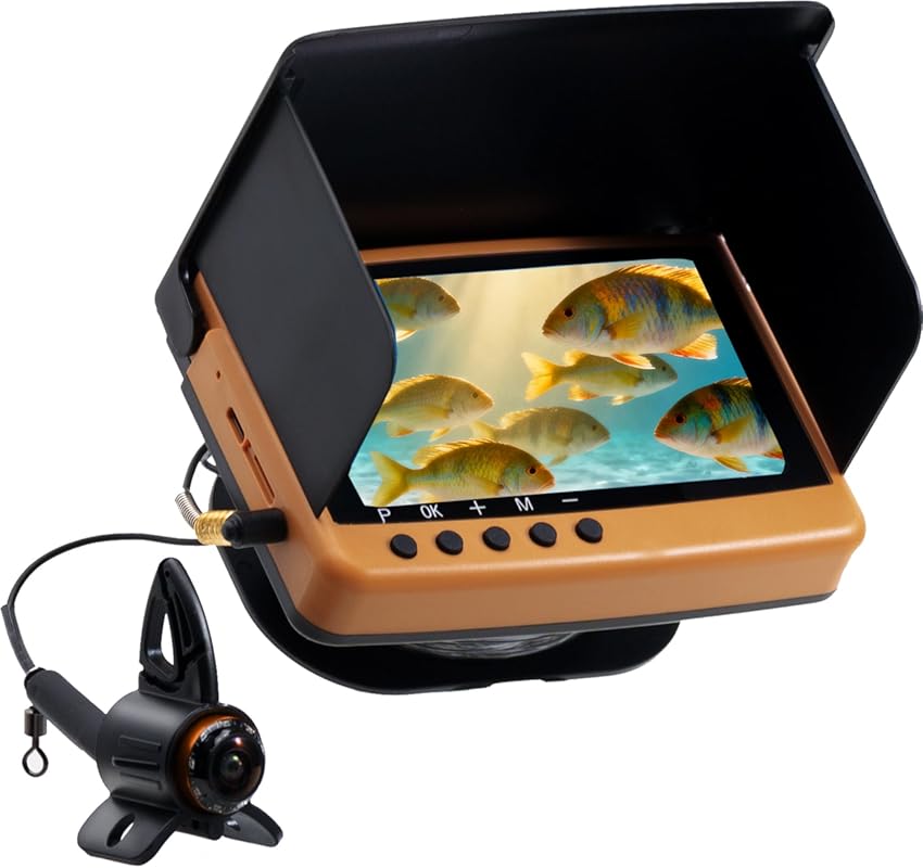 IP68 Waterproof Fish Finder Underwater Camera for Ice/Lake Fishing & M