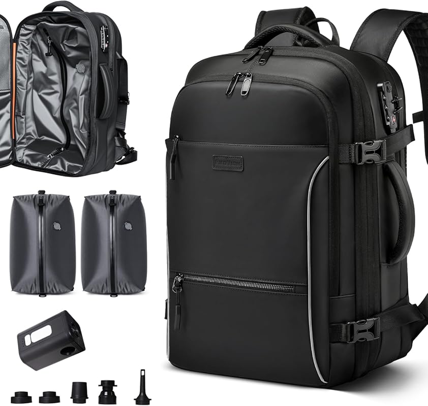 70L Vacuum Travel Backpack with Detachable Bags & Compression System