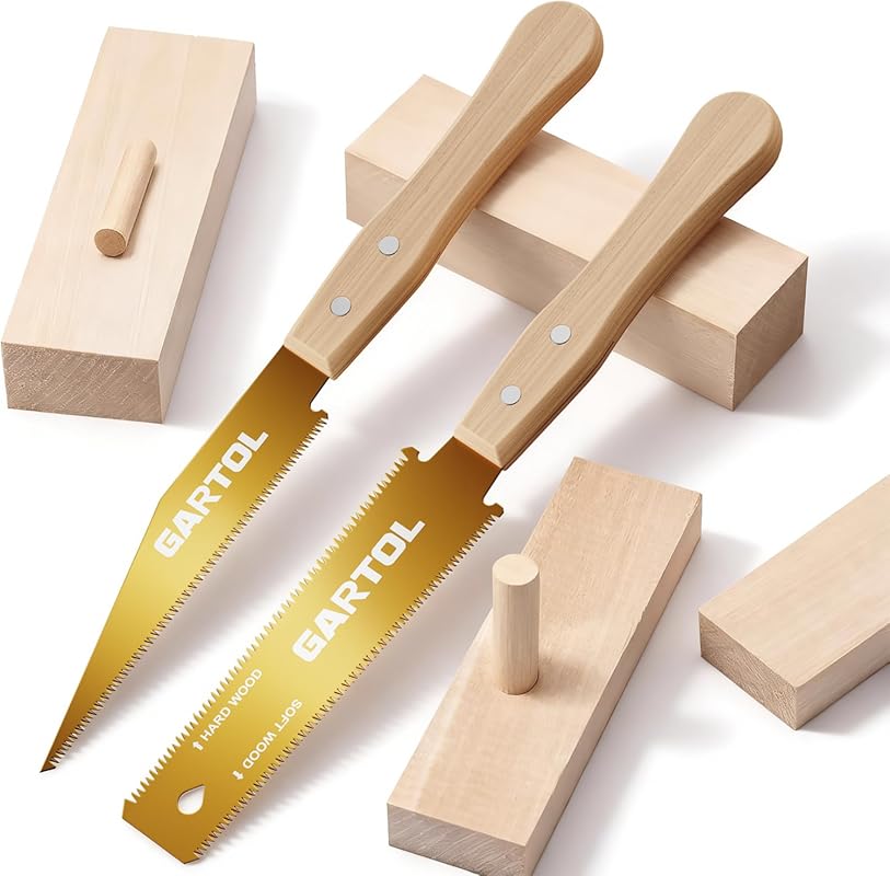 GARTOL Japanese Pull Saw Set – 2-Piece Hand Saw with 6