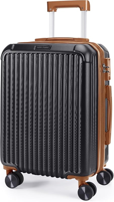 LIGHT FLIGHT 22x14x9 Airline Approved Expandable Hardside Carry-On wit