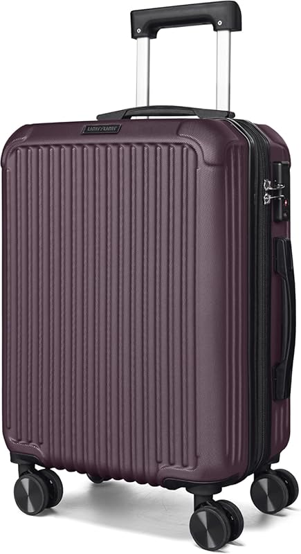 LIGHT FLIGHT Airline Approved Expandable Hard Shell Carry On Luggage w