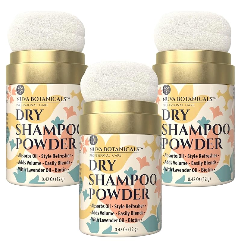 Nuva Botanicals Biotin Dry Shampoo with Lavender & Ginseng - Volumizin