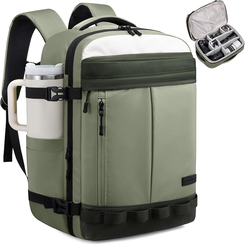 LOVEVOOK 40L TSA Travel Camera Backpack with Laptop Compartment, Profe