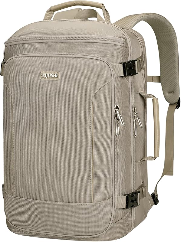 PIJUSHI 35L Flight Approved Carry-On Laptop Backpack with USB Charging