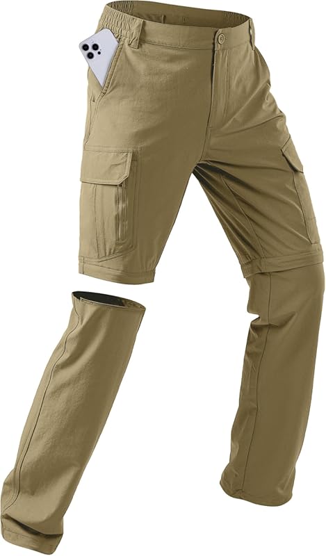 Men’s Convertible Zip-Off Hiking Pants