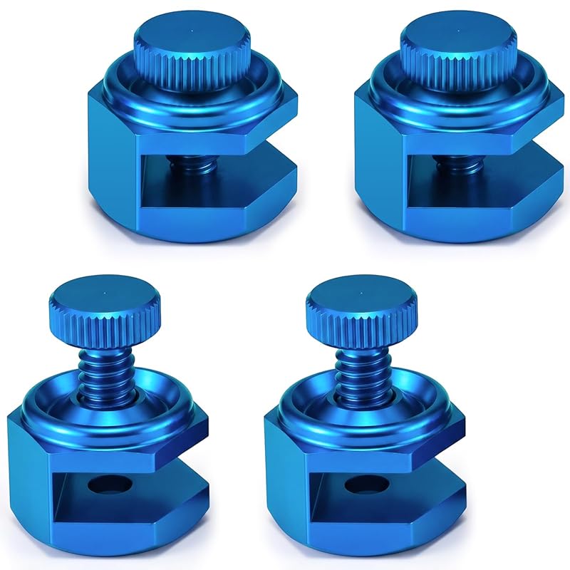 4-Pack Aluminum Stair Gauge Set for Framing Square & Circular Saw – Pr