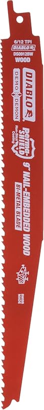 best reciprocating saw blades for cutting nails