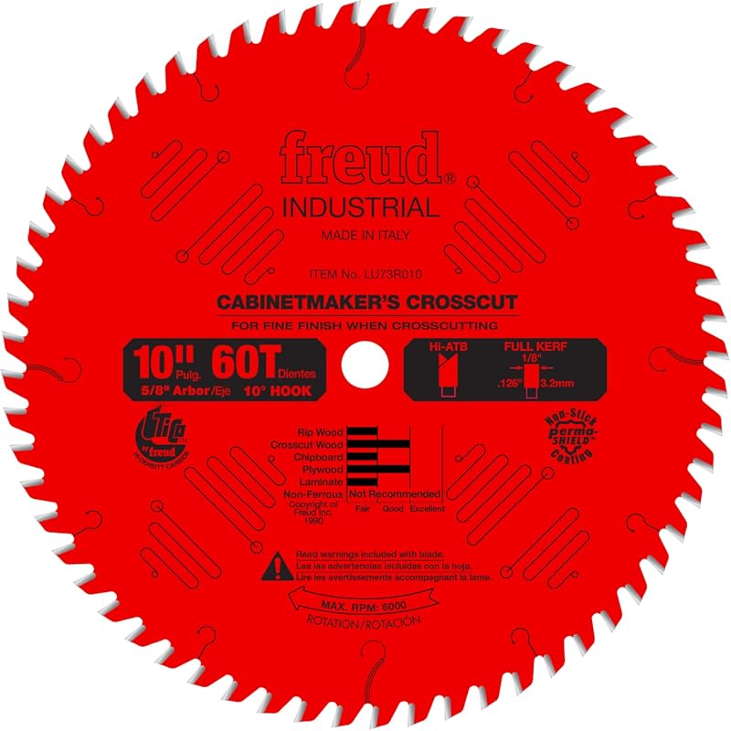 Freud 10-Inch Cabinetmaker’s Crosscut Saw Blade