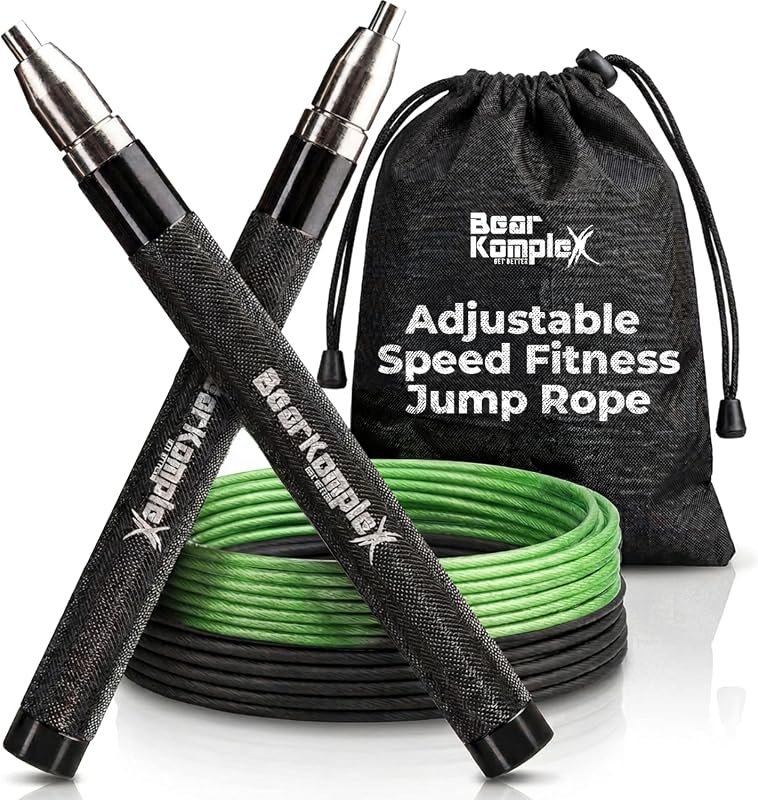 Bear KompleX Adjustable Speed Jump Rope with Smooth 360-Degree Swivel 