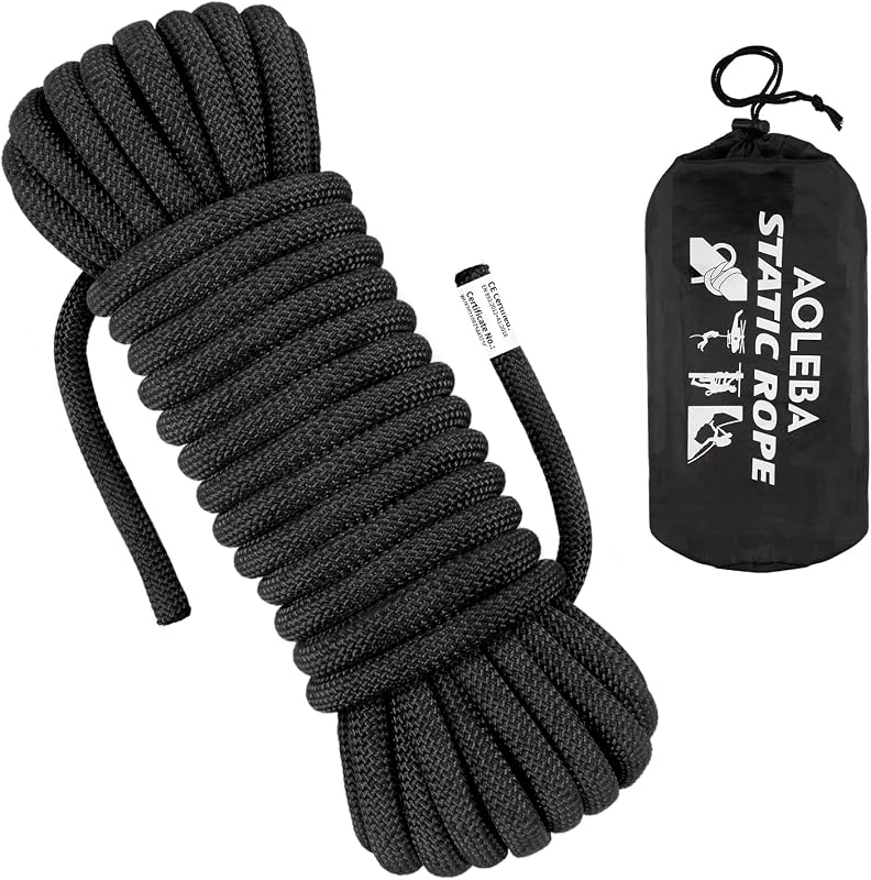 AOLEBA 10.5mm Static Climbing Rope