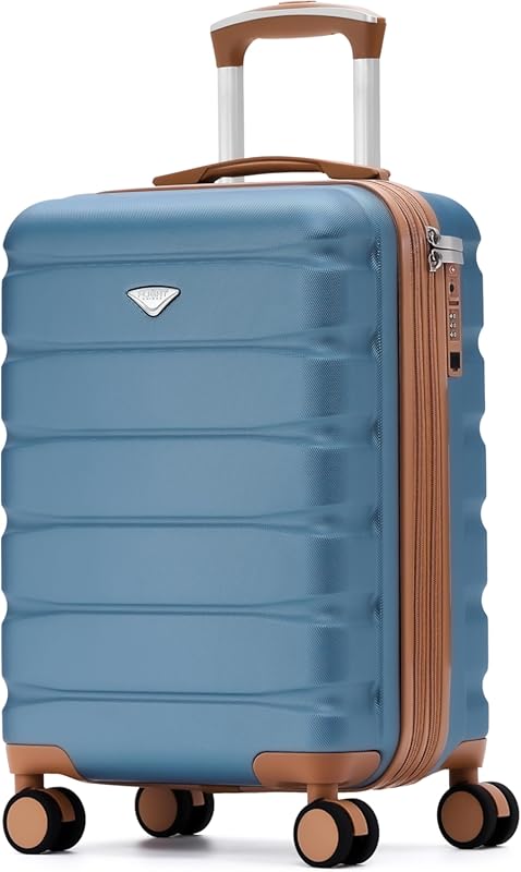 Flight Knight 22x14x9 Expandable Hardside Carry-On with TSA Lock, USB-