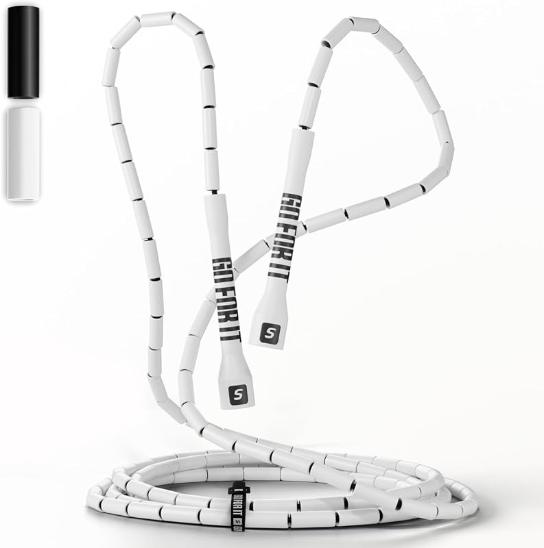 Sportbit Beaded Adjustable Jump Rope