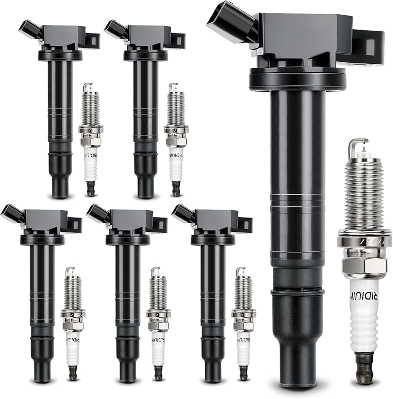 UF495 Ignition Coil and Double Iridium Spark Plug Set for Toyota 4.0L 