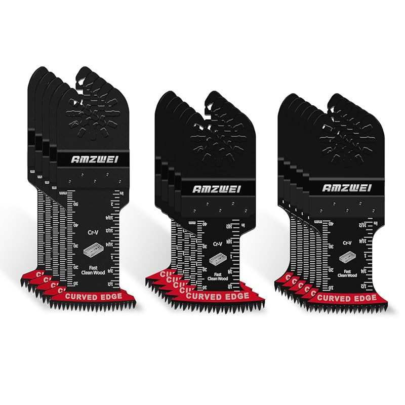 AMZWEI 16-Piece Japanese Teeth Extra Long Oscillating Tool Blades for