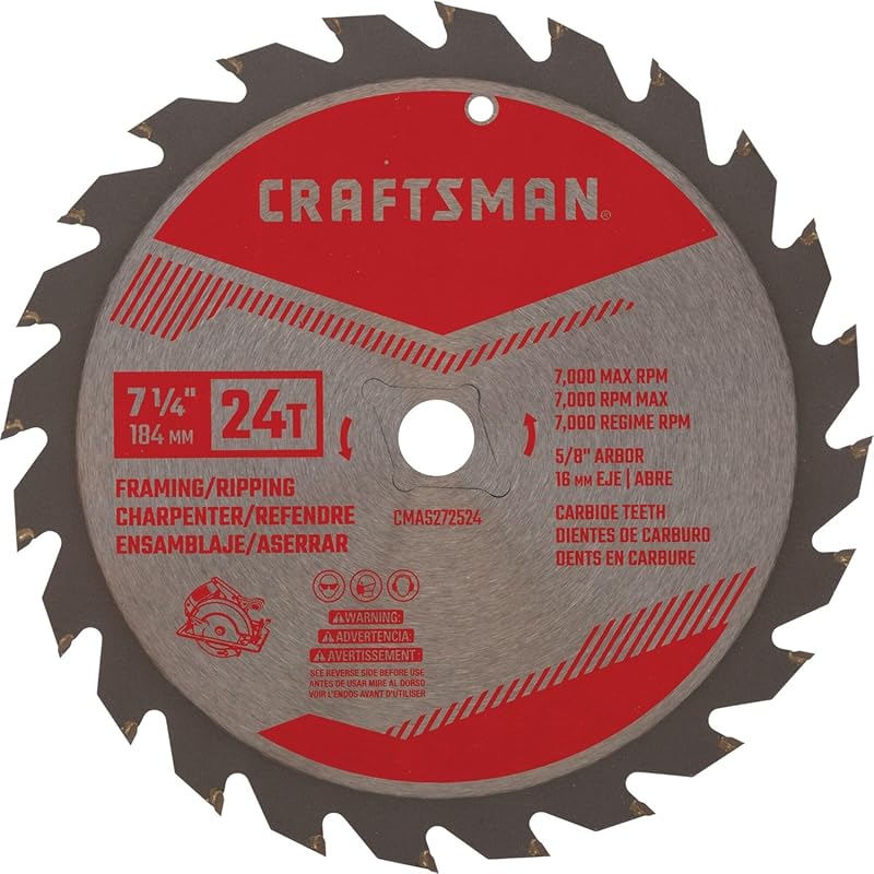 CRAFTSMAN 7-1/4 Inch Circular Saw Blade