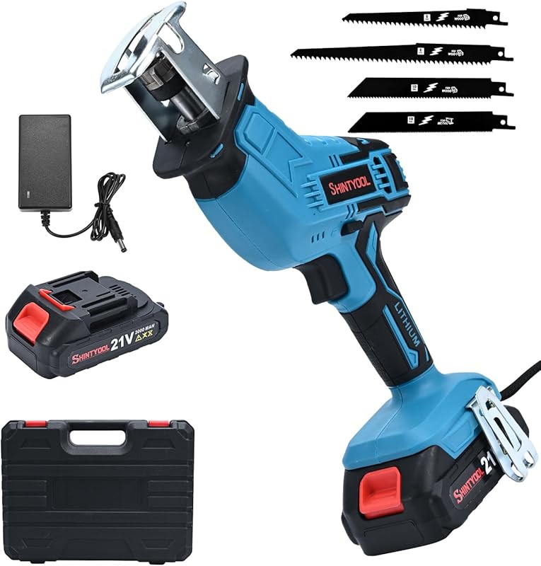 SHINTYOOL 21V Cordless Reciprocating Saw