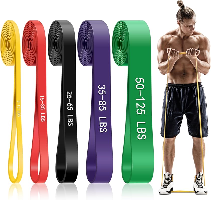Premium 5-Level Resistance Pull Up Bands