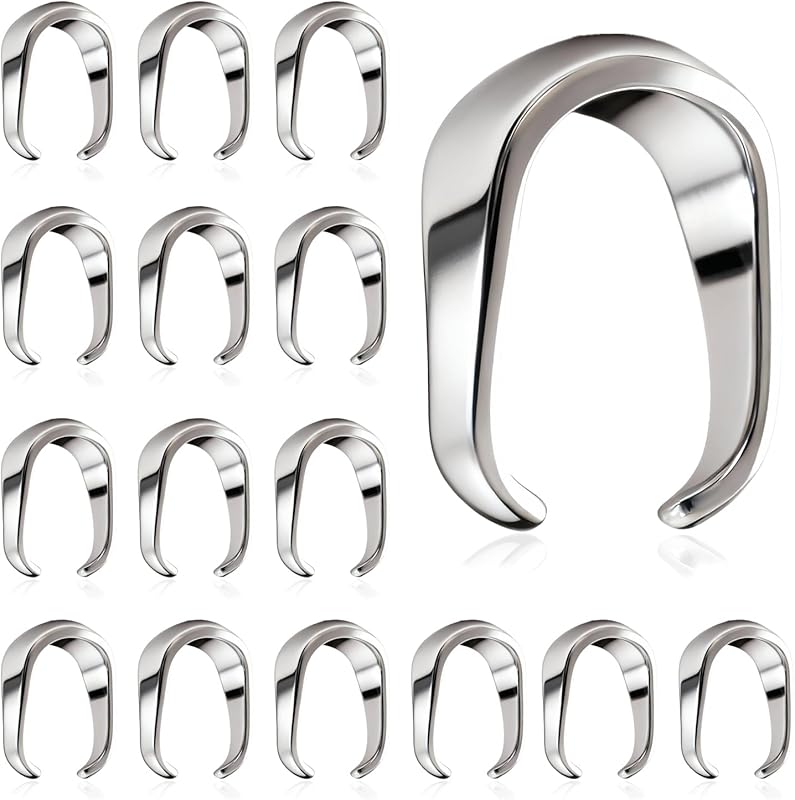 100 Pcs Stainless Steel Pinch Bails
