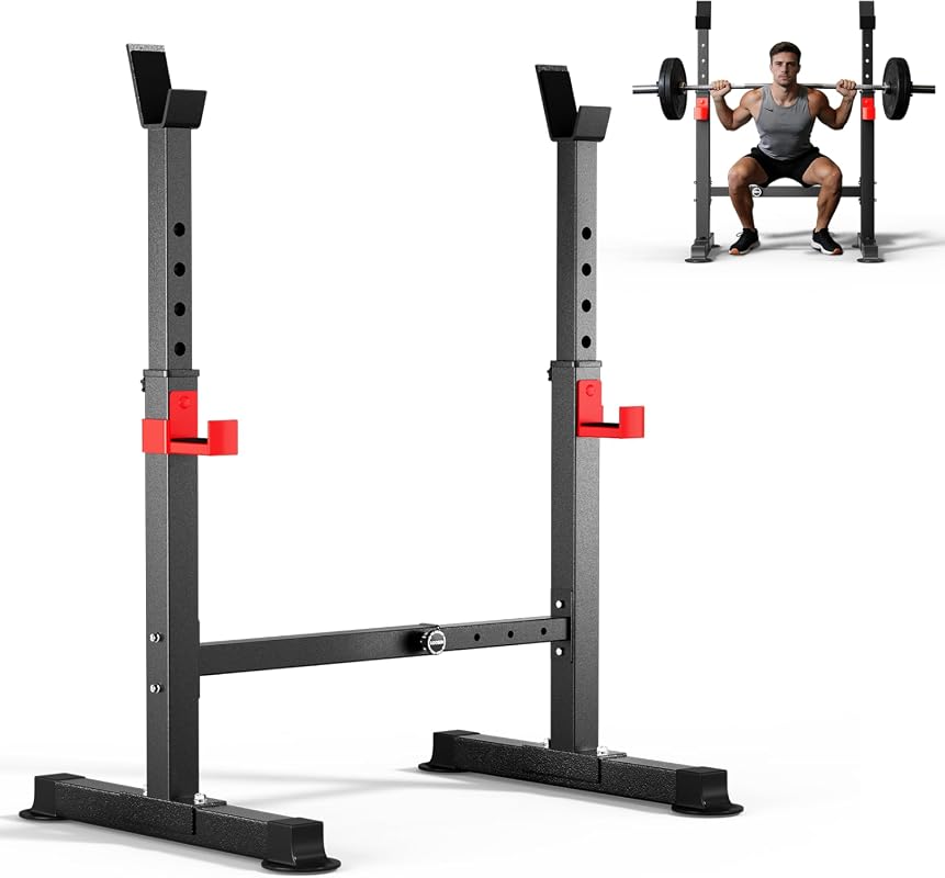 Adjustable Squat Rack Barbell Stand