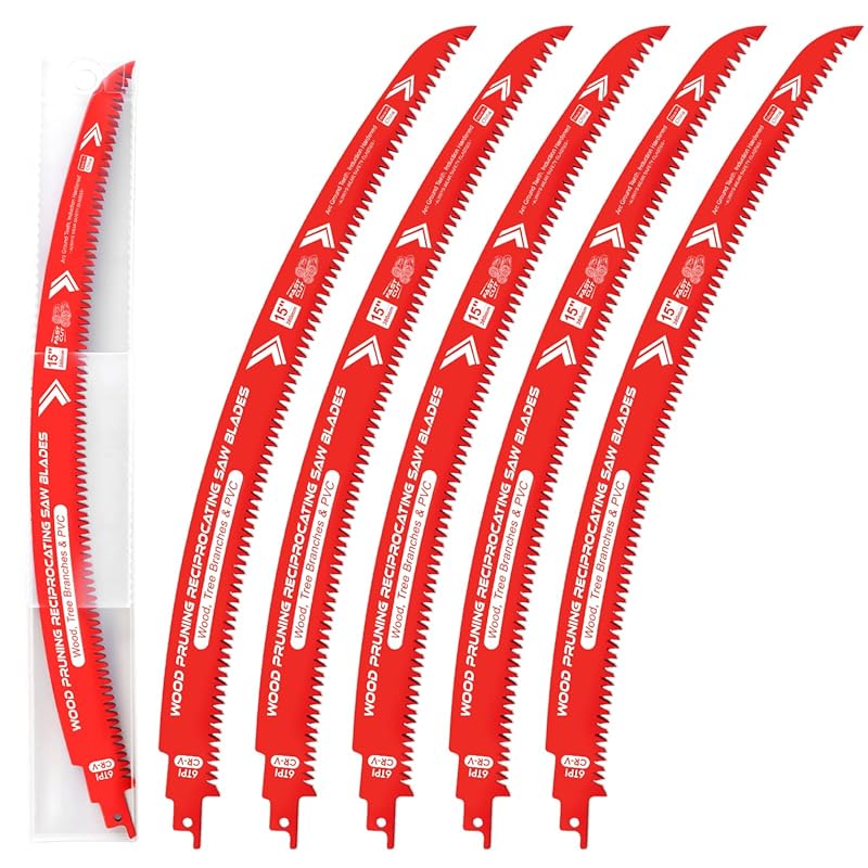 5PCS 15 Inch Japanese Pruning Saw Blades