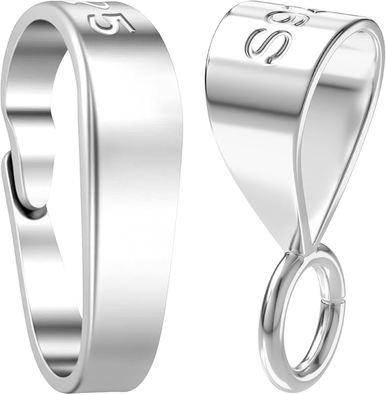 925 Sterling Silver Pendant Clasps