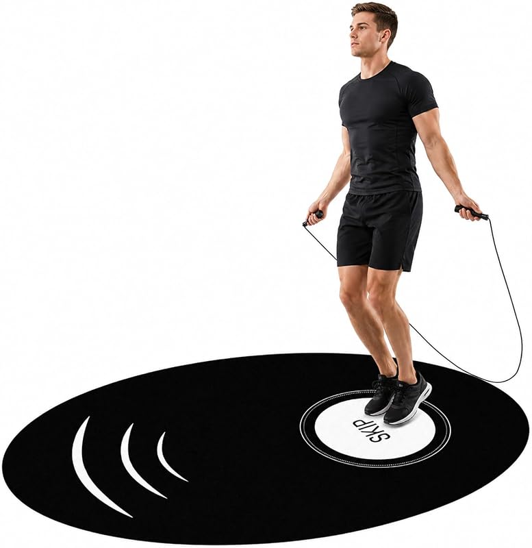 Jump Rope High-Density Rubber Mat